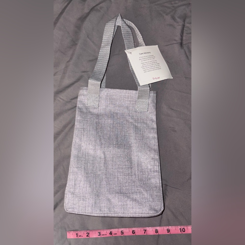 Thirty-One Twice as Nice Tote Frosted Metallic